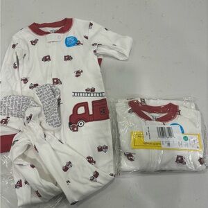 Carters Baby Fire Truck Pajama Set
